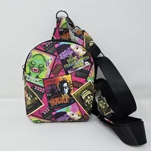 New Handmade Pink Mini Backpack Vintage Horror Themed